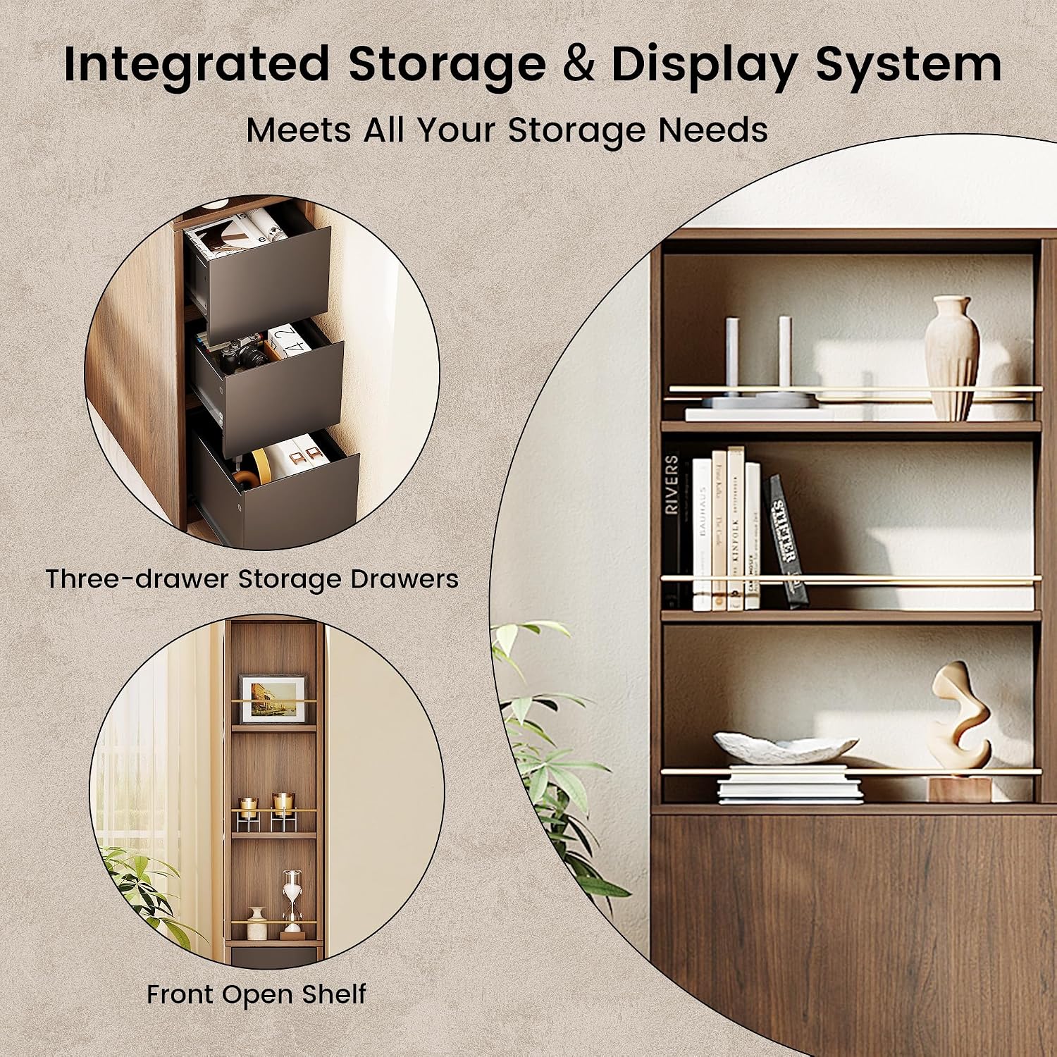 71 inç Köşe Kitaplık, 3 Çekmec - Office Furniture For Small Spaces incelemesi ve fiyatı