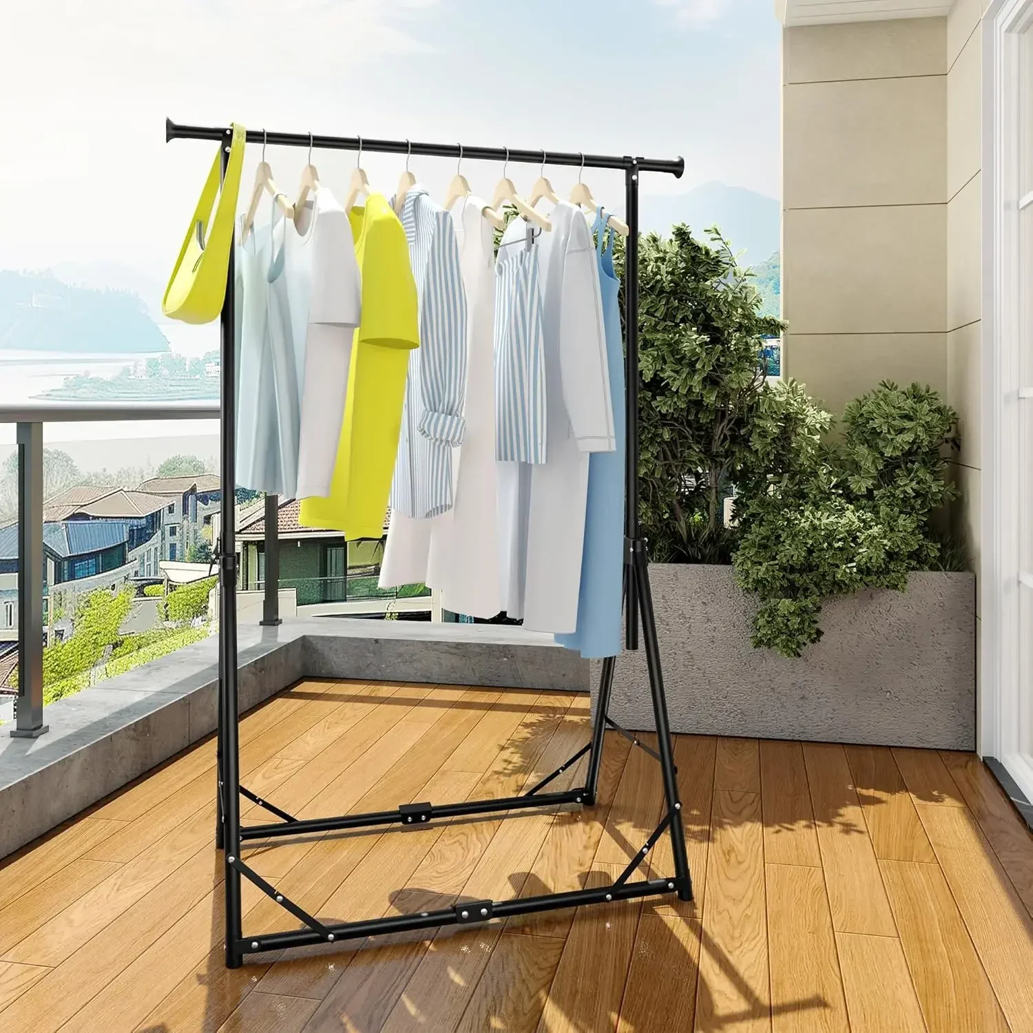 Katlanabilir giysi askısı taşı - Coat Rack Standing incelemesi ve fiyatı