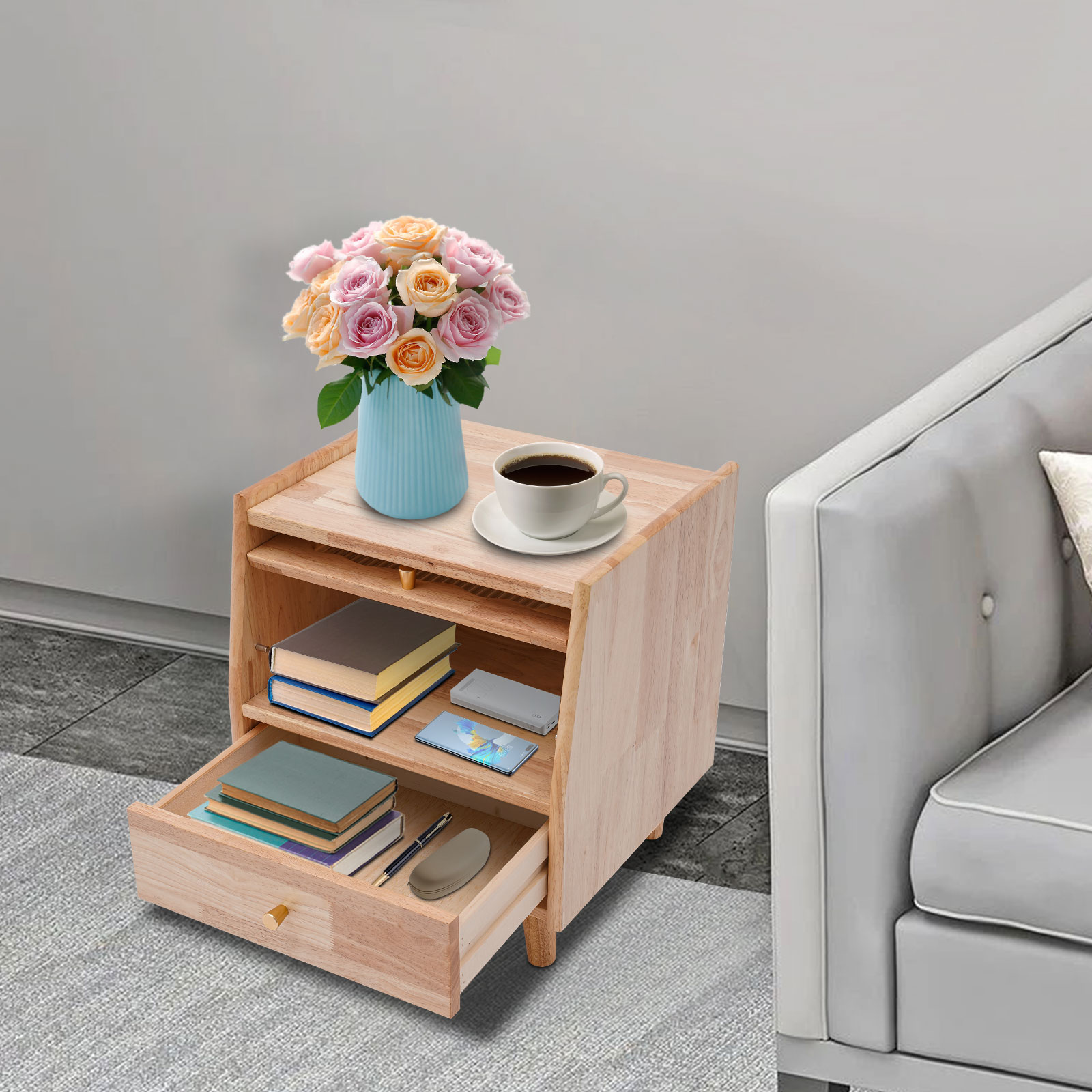2 Katmanlı Başucu Dolabı, Çekm - Office Furniture For Small Spaces incelemesi ve fiyatı
