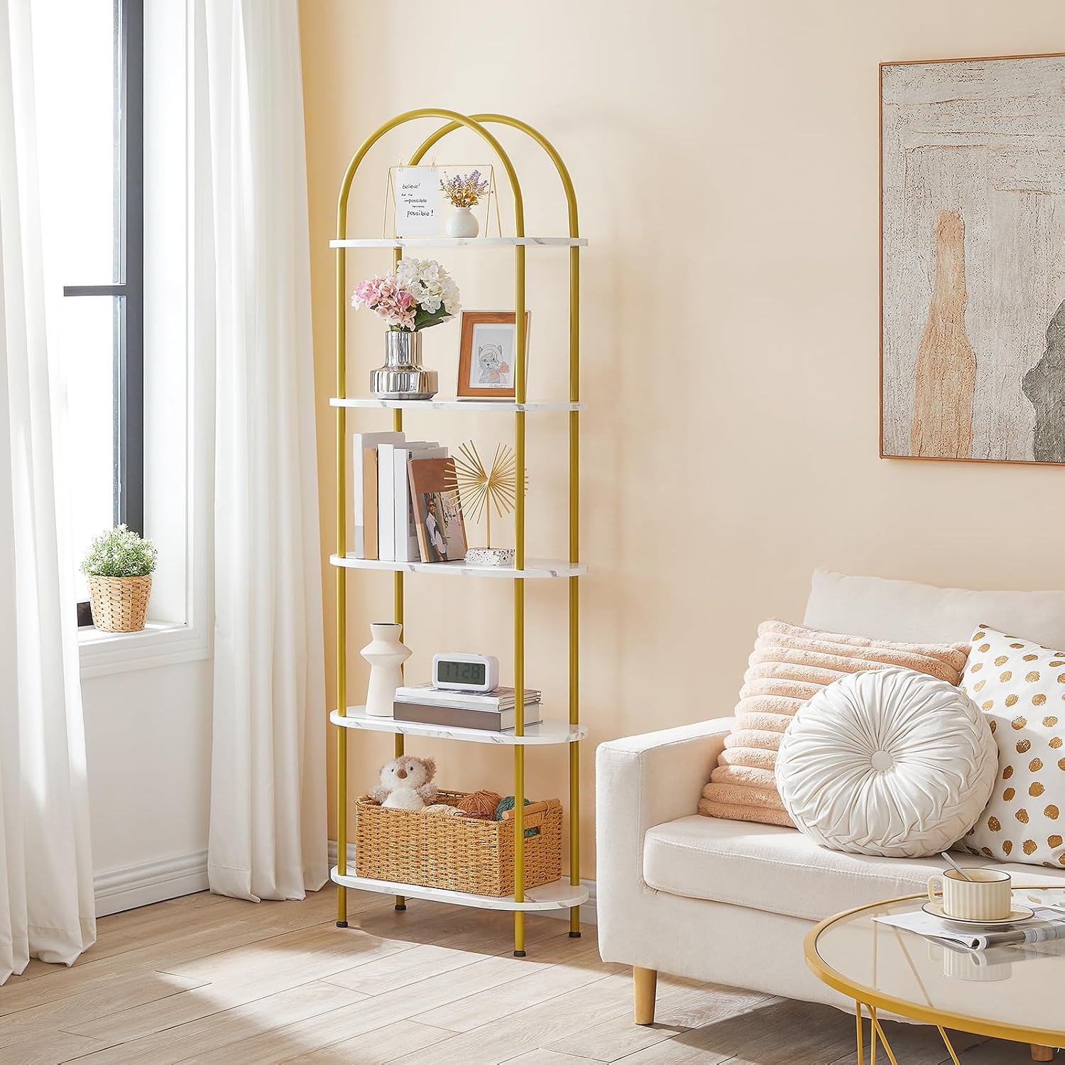 HOOBRO 5 Katmanlı Açık Kitaplı - Bookshelf 5 Tier incelemesi ve fiyatı