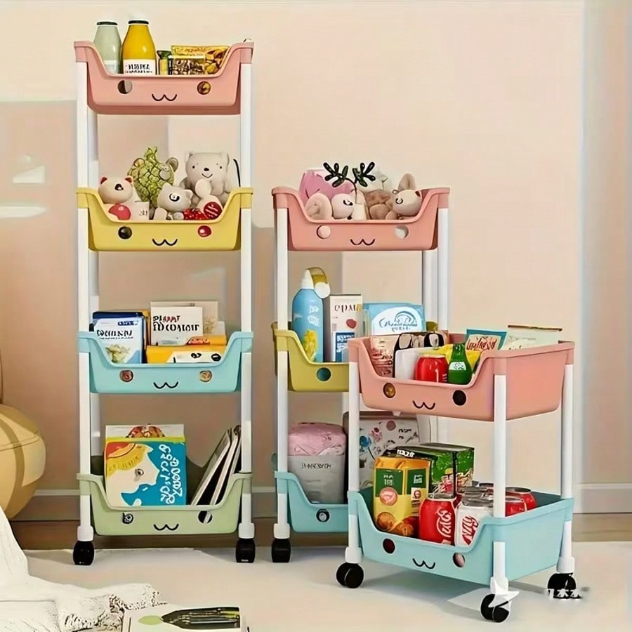 Tekerlekli Kitaplık 5 Katmanlı - Bookshelf 5 Tier incelemesi ve fiyatı